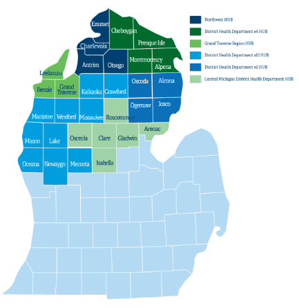 Community Connections map