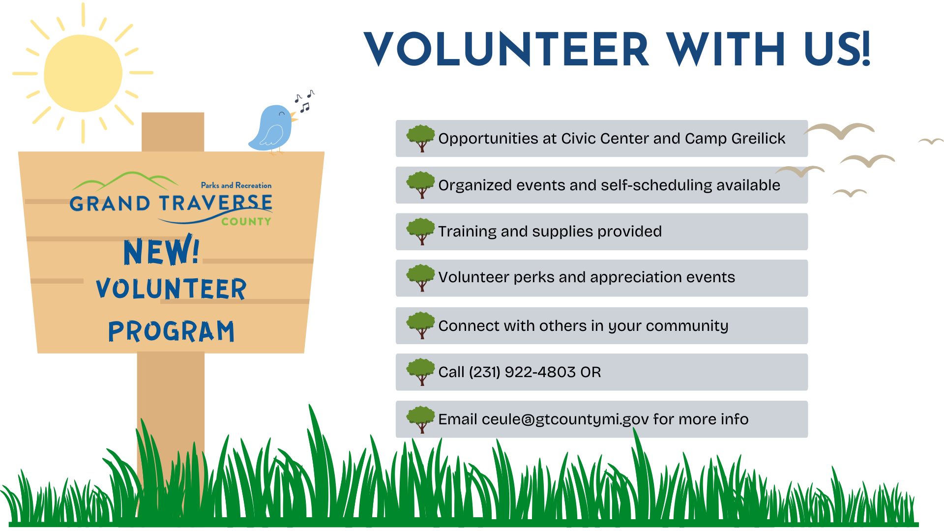 volunteer with us!
