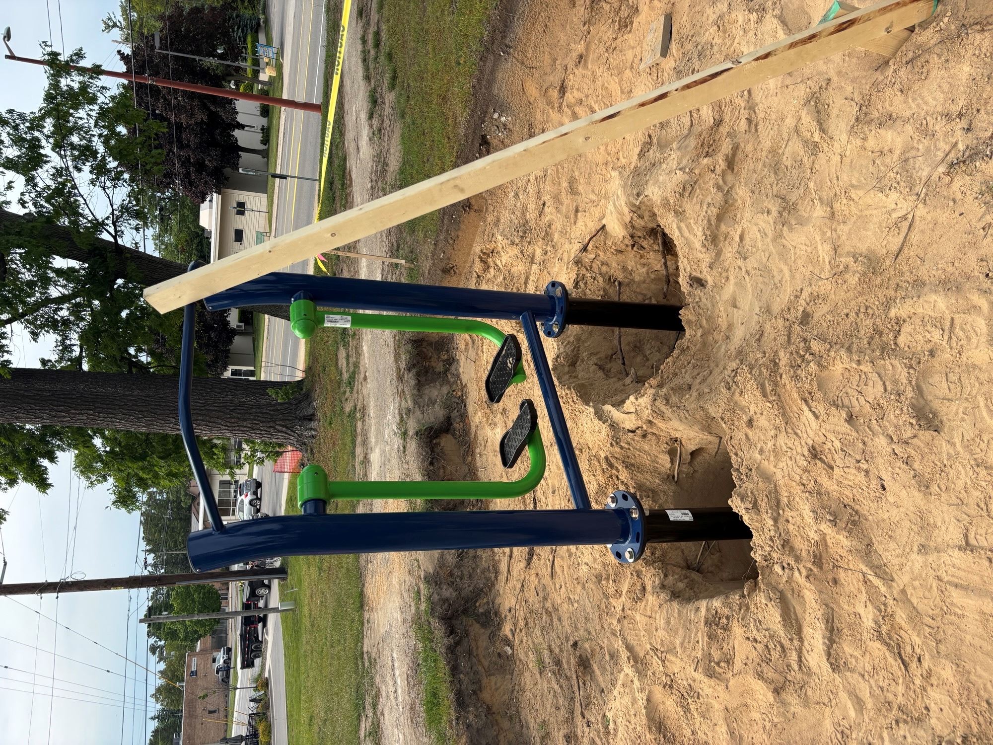 Civic Center fitness station